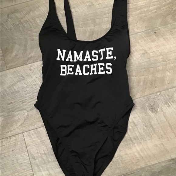 The Bikini Lab Statement One Piece Swim - Namaste - Picture 4 of 8